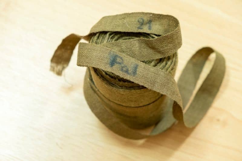 חותלות של הצבא הבריטי עשויות בד צמר משנת 1938. פרנץ שטרן היה מראשוני המתגייסים לצבא הבריטי מפלשתינה. עלה לארץ בשנת 1935