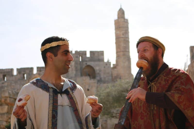 חנוכה במוזיאון מגדל דוד (צילום ריקי רחמן)
