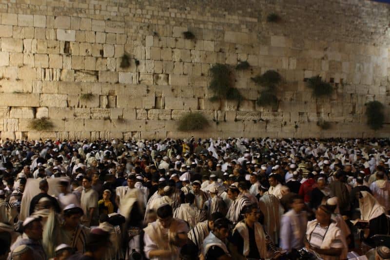 סיור סליחות מגדל דוד (צילום פיני חמו)